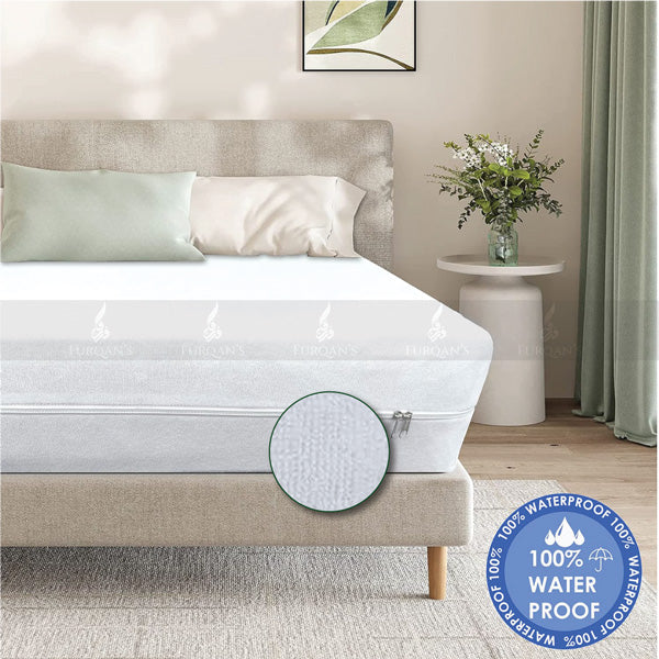 Zipper Terry Waterproof Mattress Cover