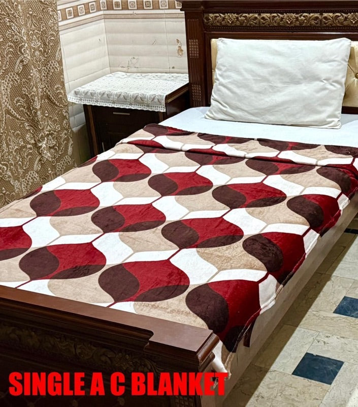 Fleece Printed Single Bed Blanket