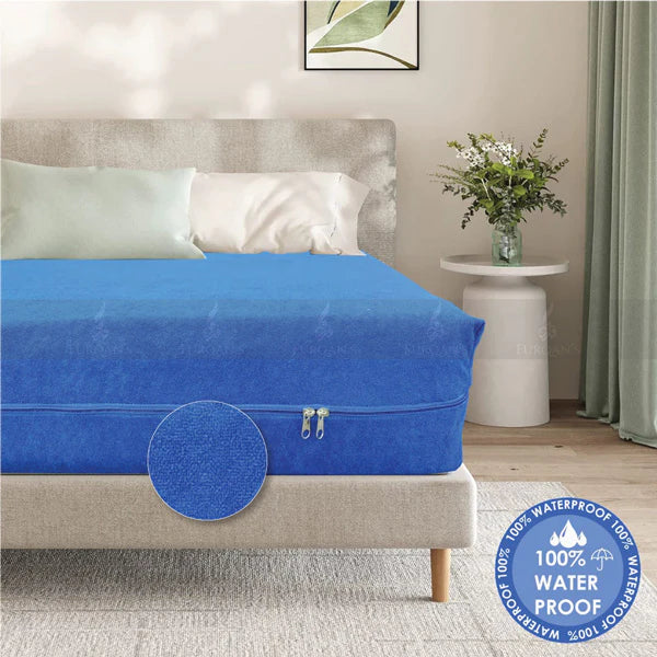 Zipper Terry Waterproof Mattress Cover