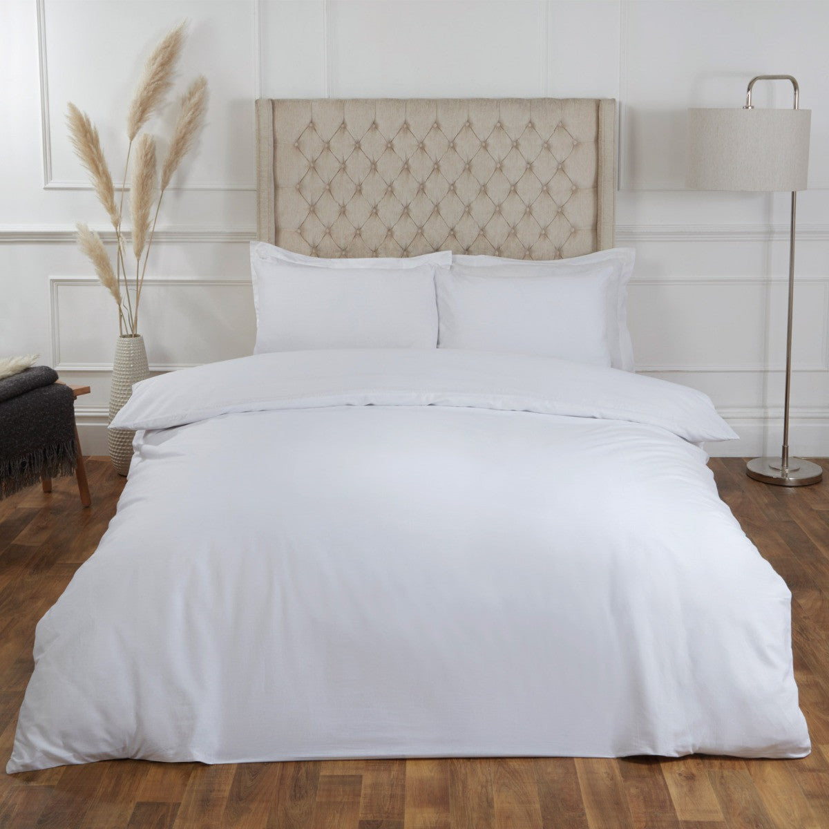 Duvet Cover, White - King Size