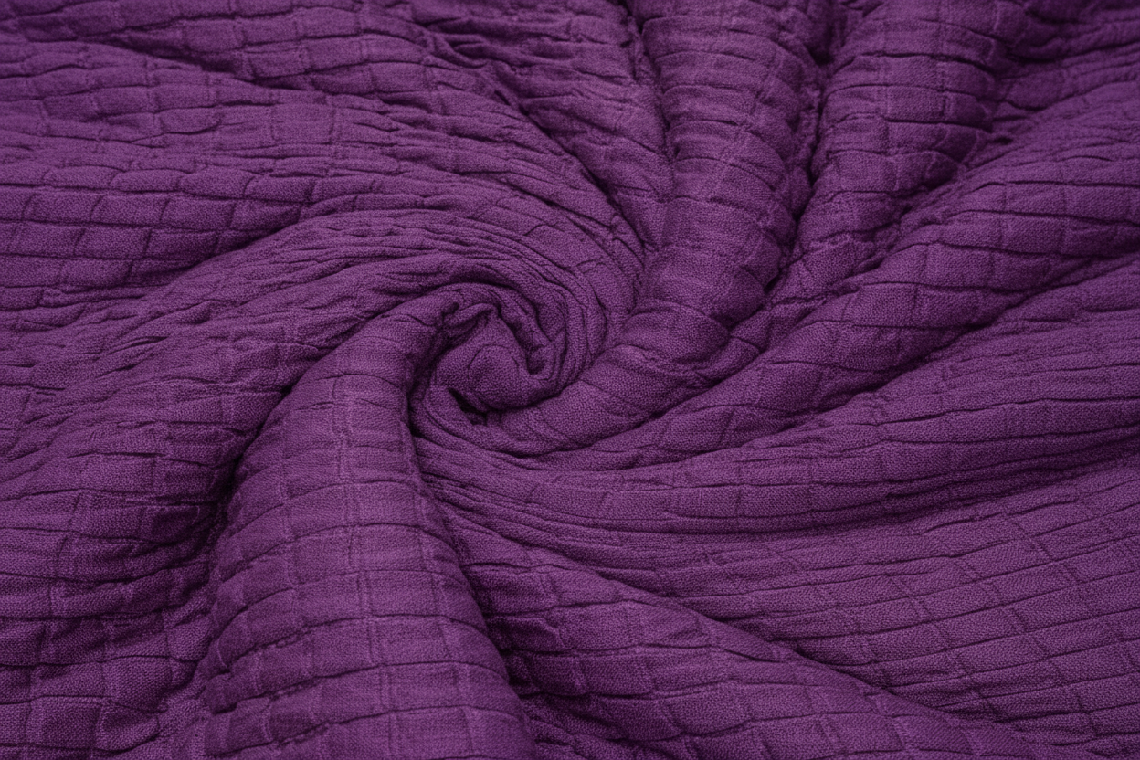 Turkish Style Bubble Sofa Cover Purple