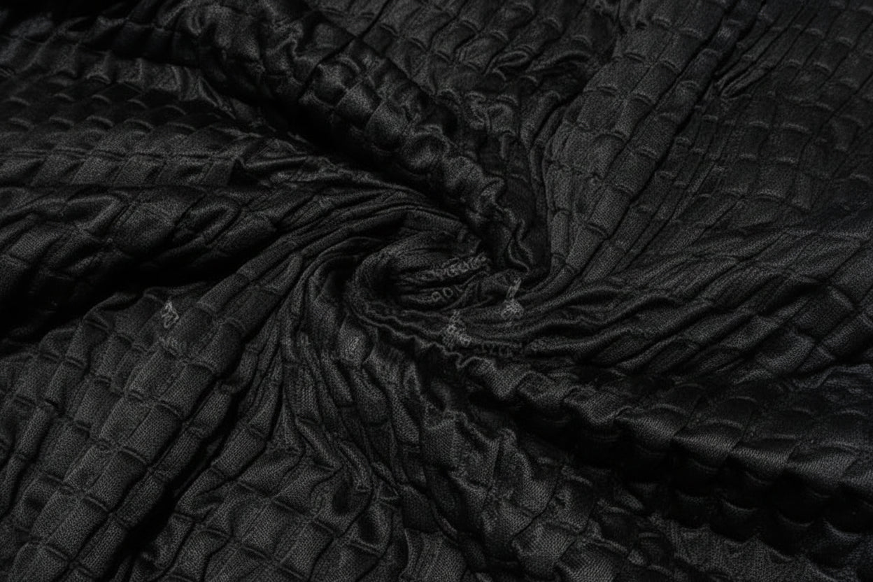 Turkish Style Bubble Sofa Cover Black