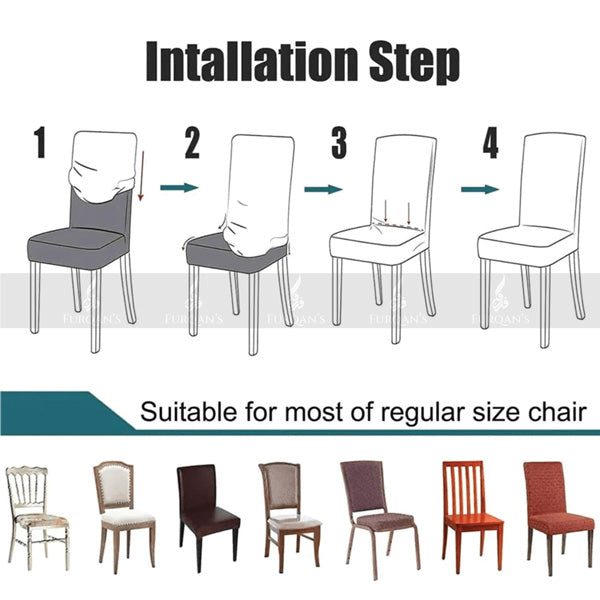 Fitted Style Bubble Stuff Chair Cover (Grey Colour)