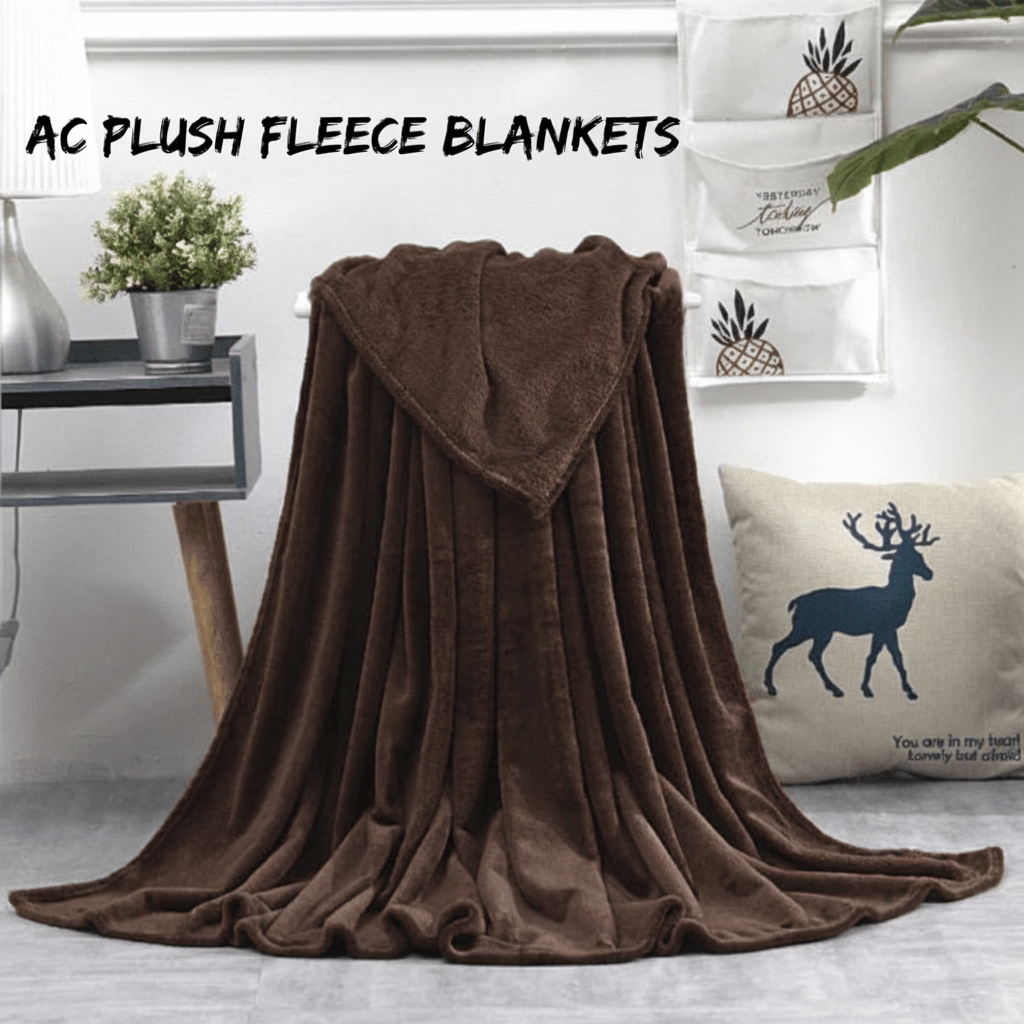 AC Blankets/Kambal Soft And LUXURIOUS Brown