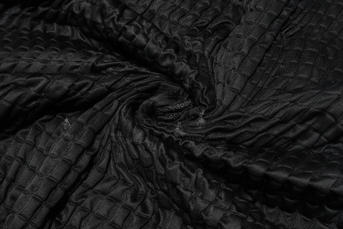 Turkish Style Bubble Sofa Cover Black
