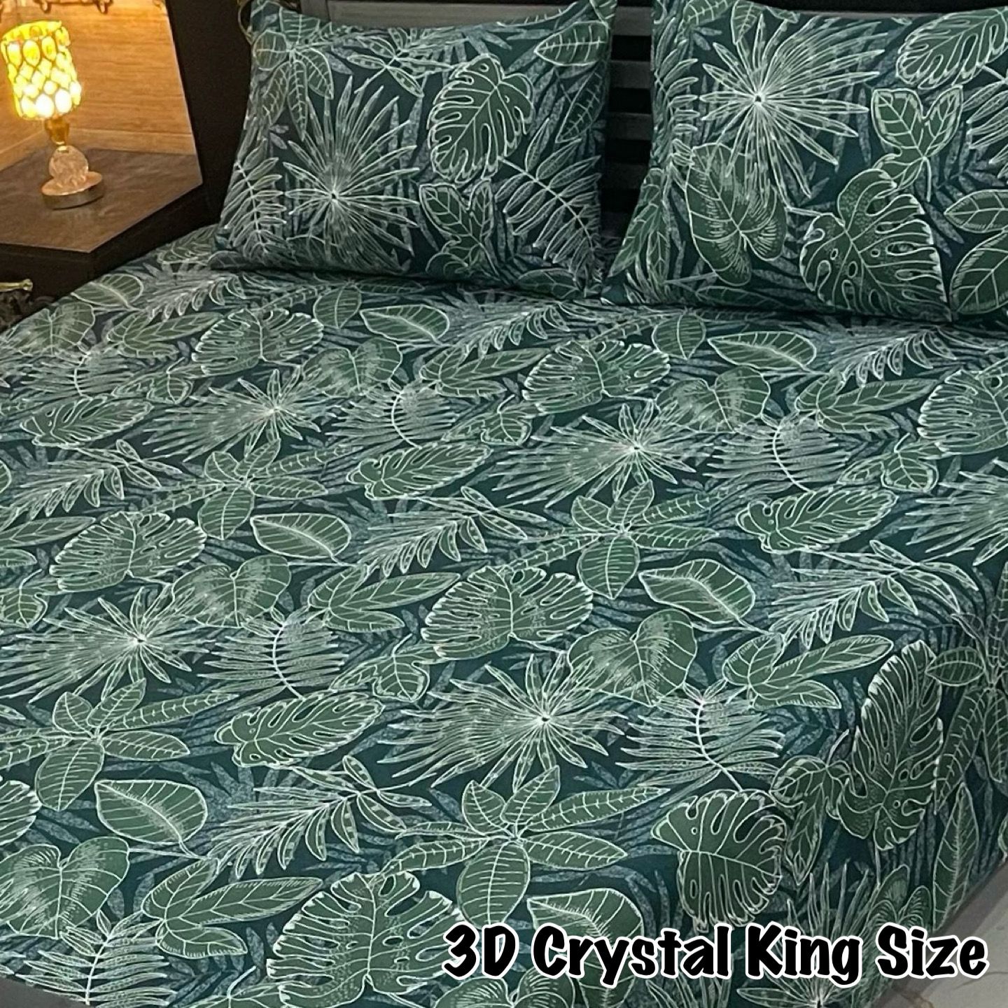3D-Crystal cotton Bedsheets