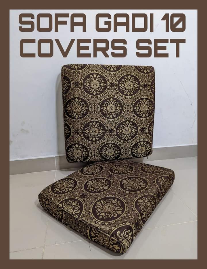 Sofa Covers Sofa Seti Cover Set 10PC Jacquard 5 Seater