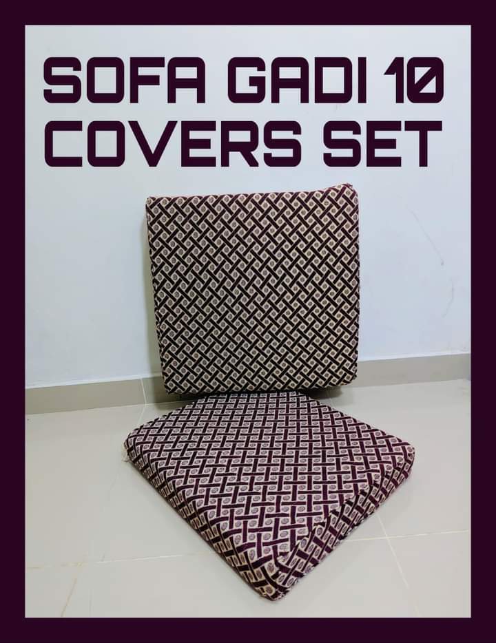 Sofa Covers Sofa Seti Cover Set 10PC Jacquard 5 Seater