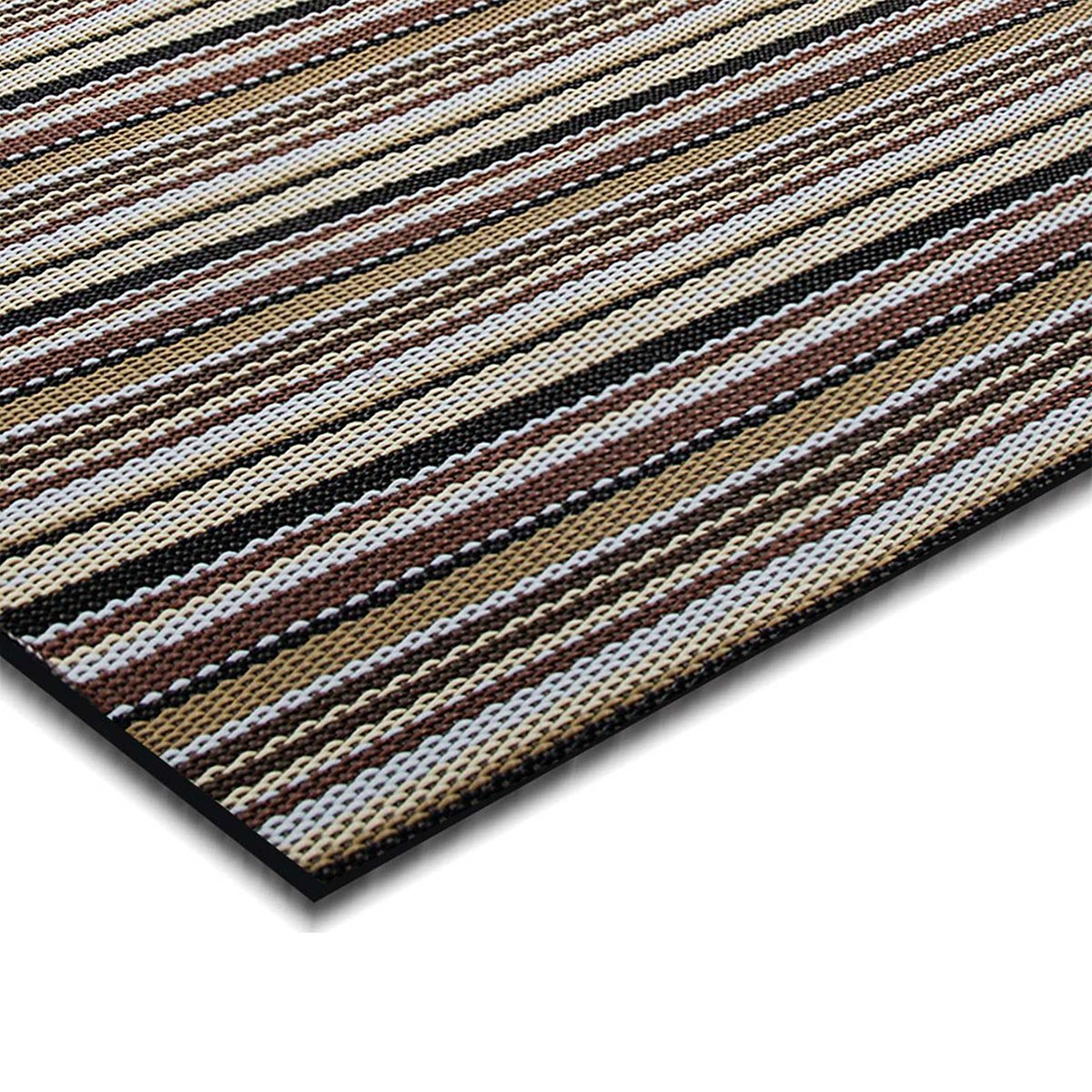 Rubber & Polyester Foot Mat - Multicolor
