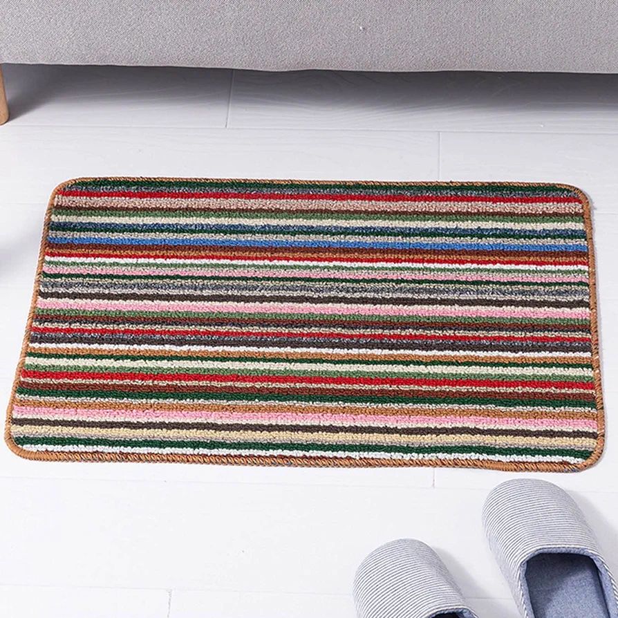 Rubber & Polyester Foot Mat - Multicolor
