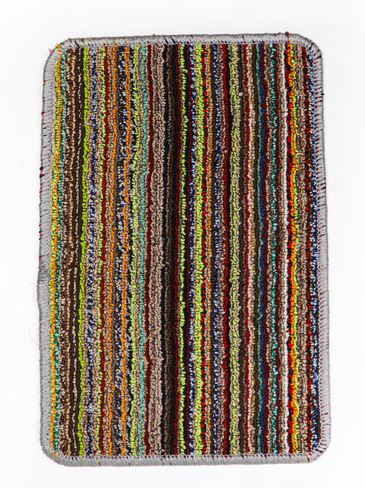 Rubber & Polyester Foot Mat - Multicolor