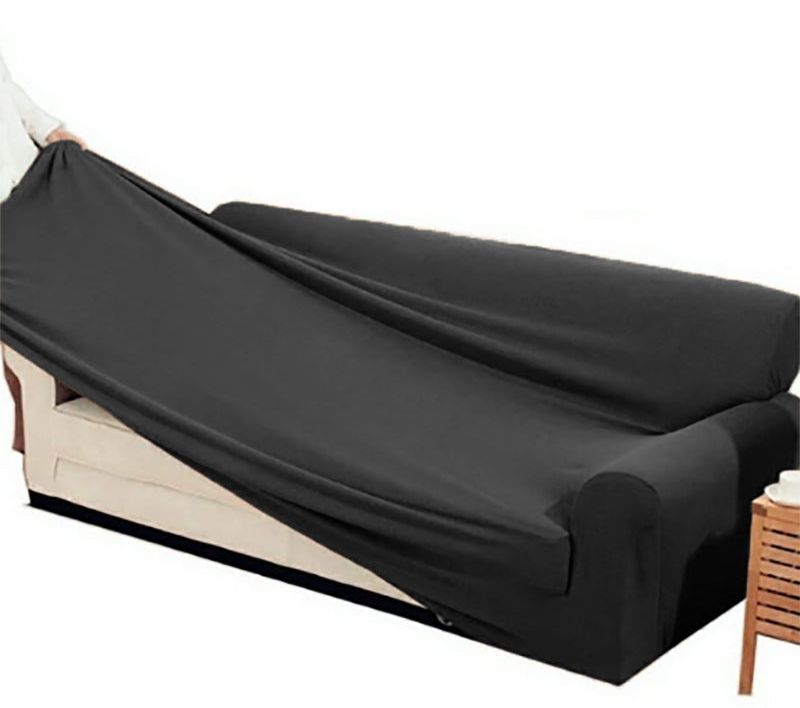 Lycra Jersey Sofa Cover Dark Gray