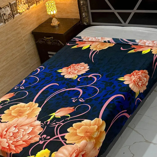 Fleece Printed Single Bed Blanket