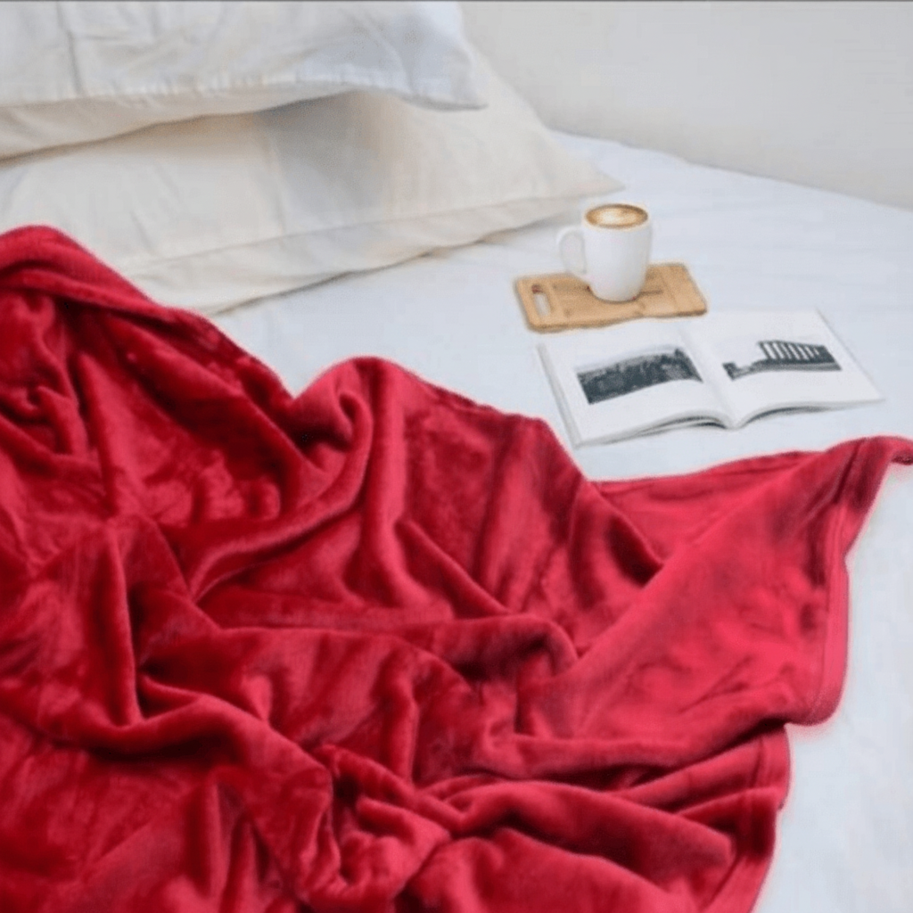 AC Blankets/Kambal Soft And LUXURIOUS Red