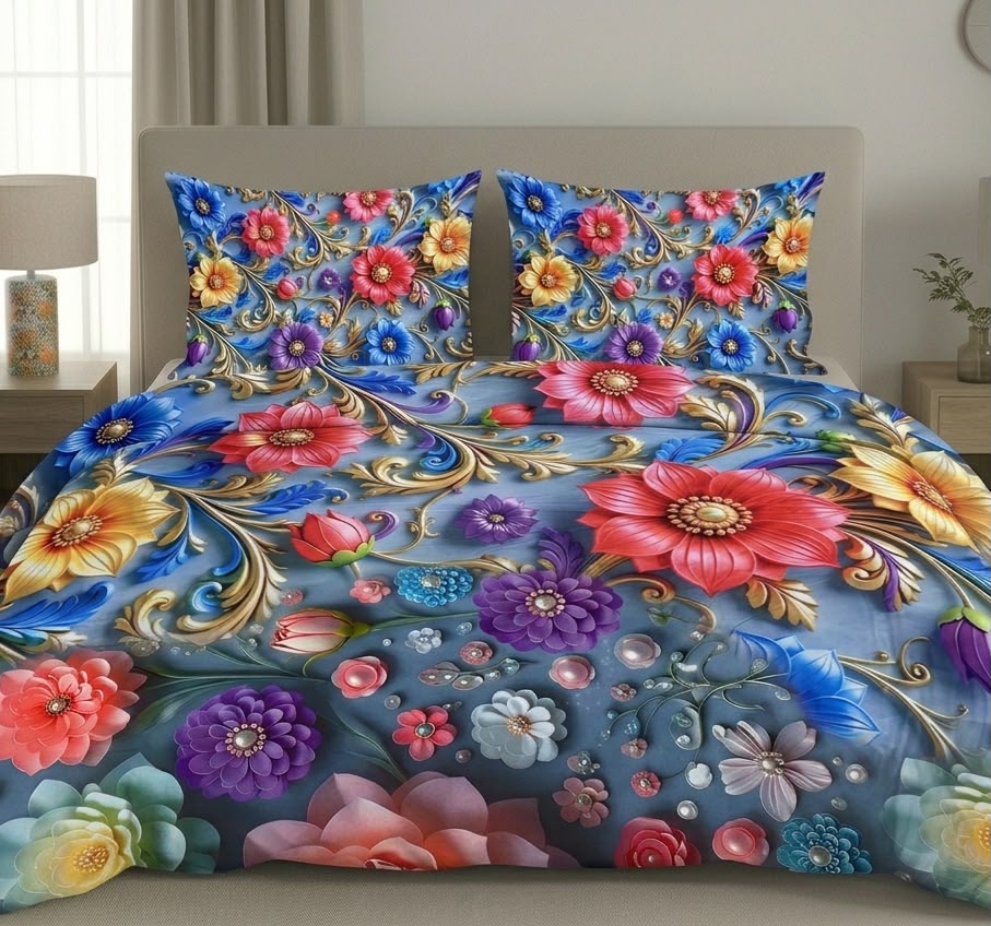 7D Printed Bedsheet | Article No. 4