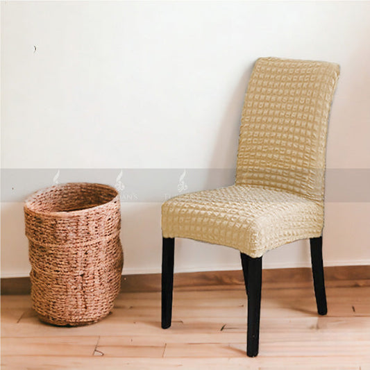 Fitted Style Bubble Stuff Chair Cover (Skin Color)