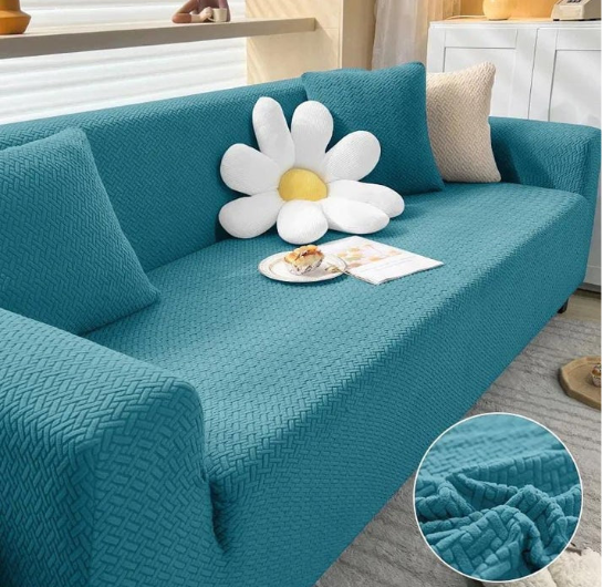 Stripe Jacquard, China Mazed Sofa Cover Zinc