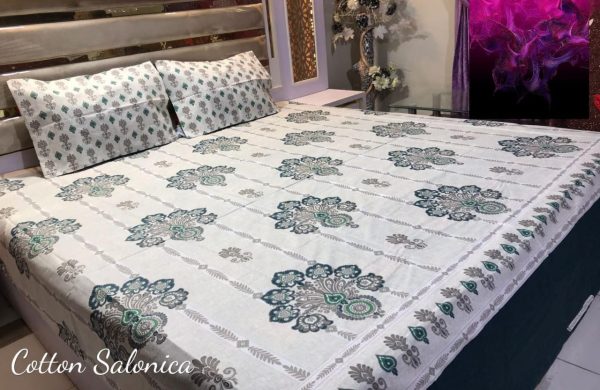 Salonika Cotton High Quality Bed Sheet