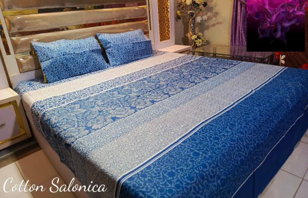 Salonika Cotton High Quality Bed Sheet