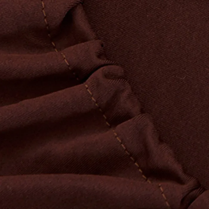 Lycra Jersey Fitted Sofa Cover Dark Brown - Image 2