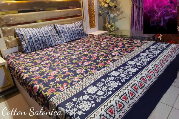 Salonika Cotton High Quality Bed Sheet