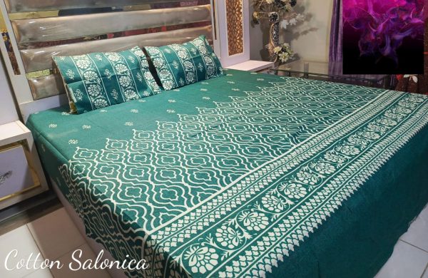 Salonika Cotton High Quality Bed Sheet