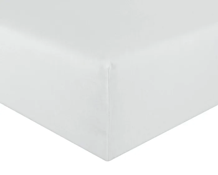 Jersey Bed Fitted Sheet - White - Image 2