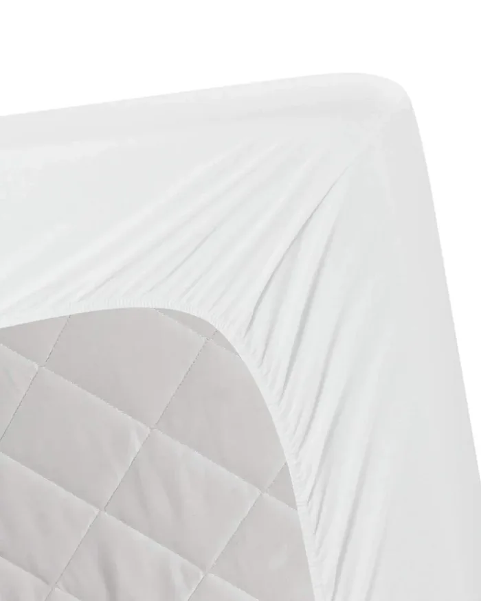 Jersey Bed Fitted Sheet - White - Image 3