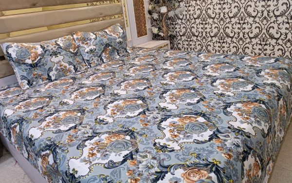 Crystal Cotton (Cotton Satin) – Bedsheet Set