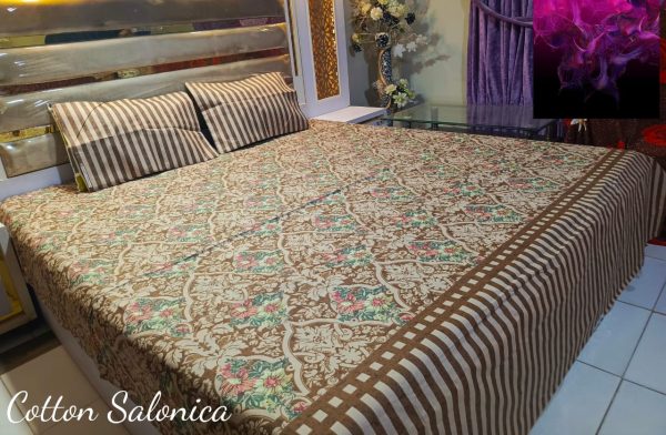 Salonika Cotton High Quality Bed Sheet