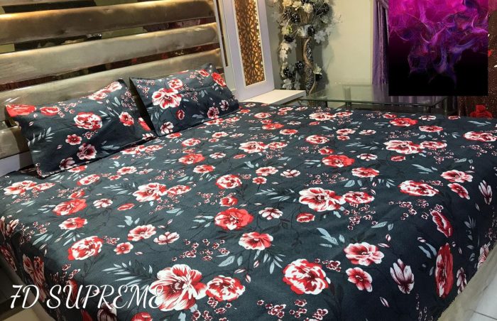 Crystal Cotton (Cotton Satin) – Bedsheet Set