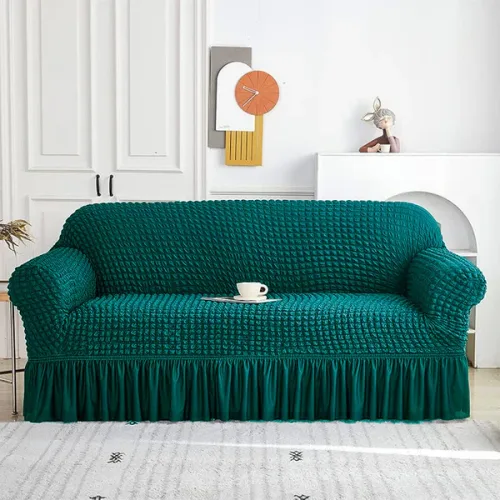 Persian Bubble Sofa Cover- Zinc