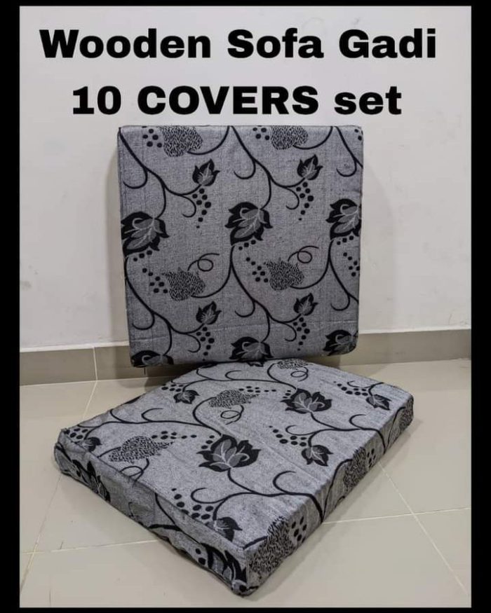 Wooden Old Style Sofa Gaddi Cover - Image 6