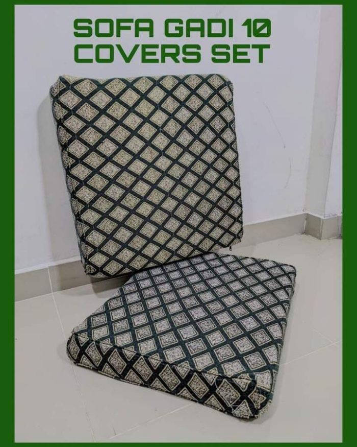 Wooden Old Style Sofa Gaddi Cover - Image 7