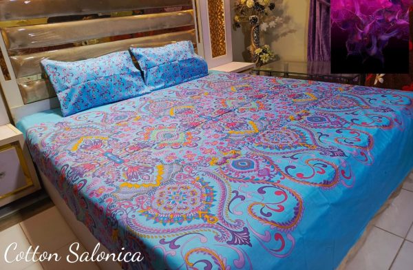 Salonika Cotton High Quality Bed Sheet