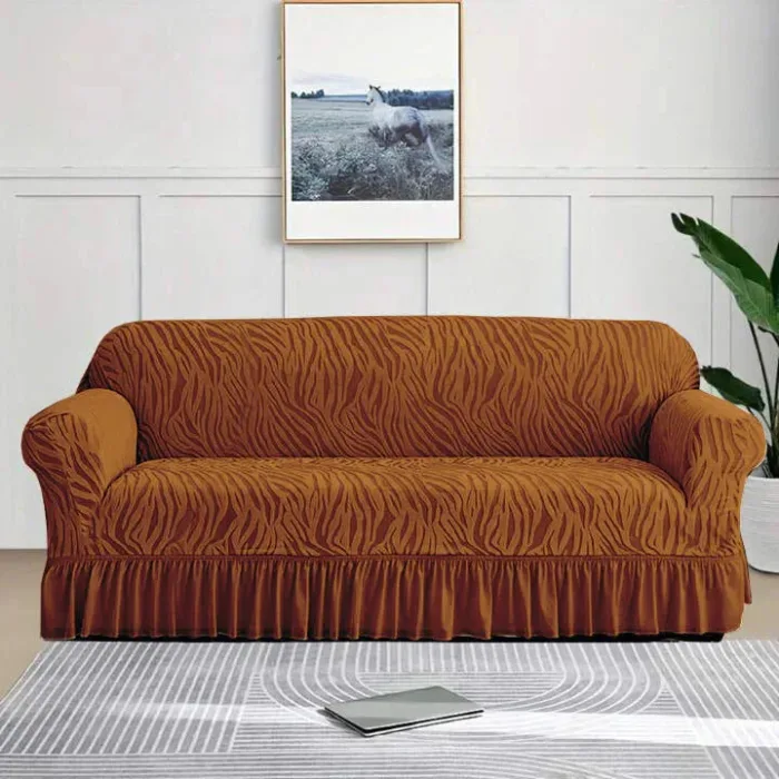 Zebra Sofa Come Bed Cover 3 Seater – Dust Proof - Image 3