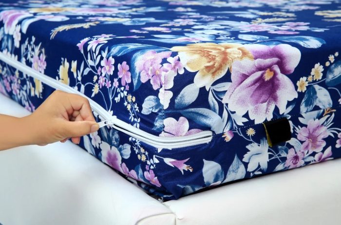 Zipper Mattress Cover Printed-Aster - Image 5