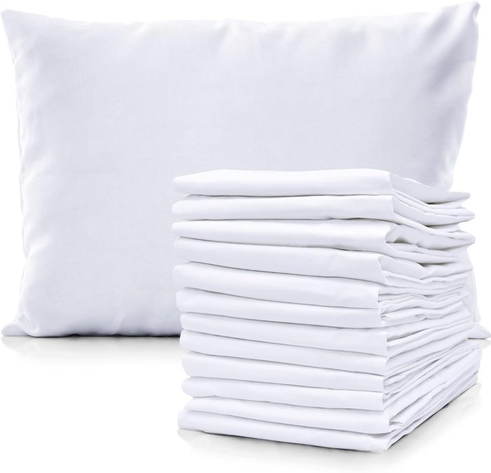 Solid Color Pillow Cover – White - Image 3