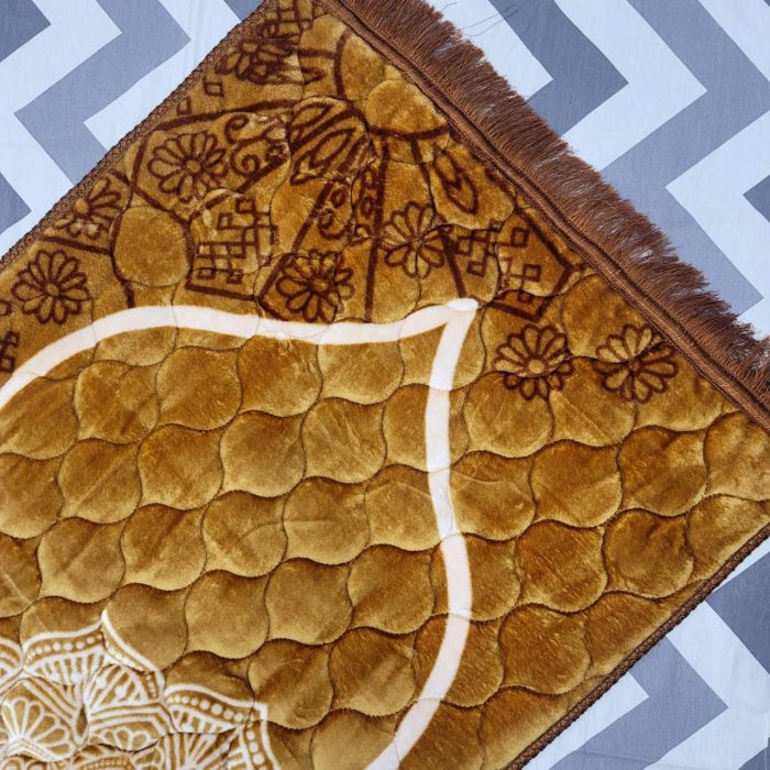 Velvet Foam Quilted Orthopedic Foam Padded Jai Namaz | Prayer Mat - Image 6