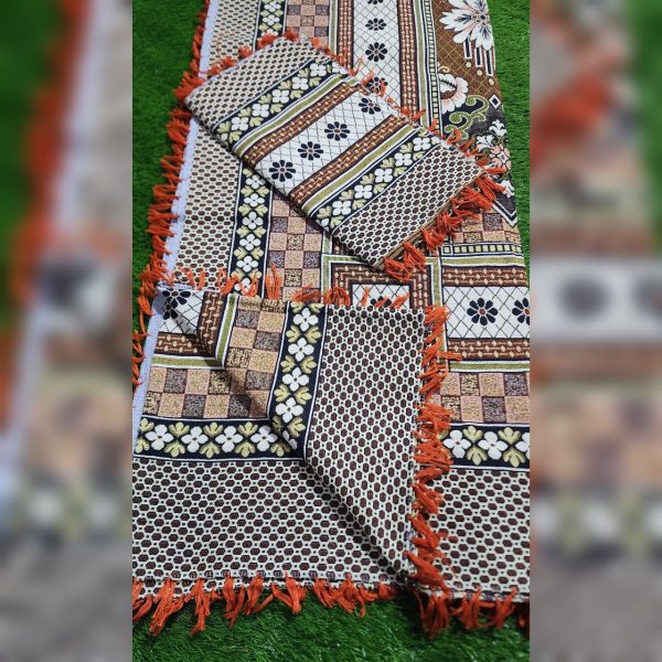 Multani Gultex Bed Sheet King Size 3Pcs - Image 9