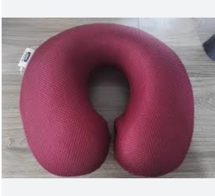 Velvet Neck Rest Pillow / Travel Pillow For Comfort & Suppor - Image 3