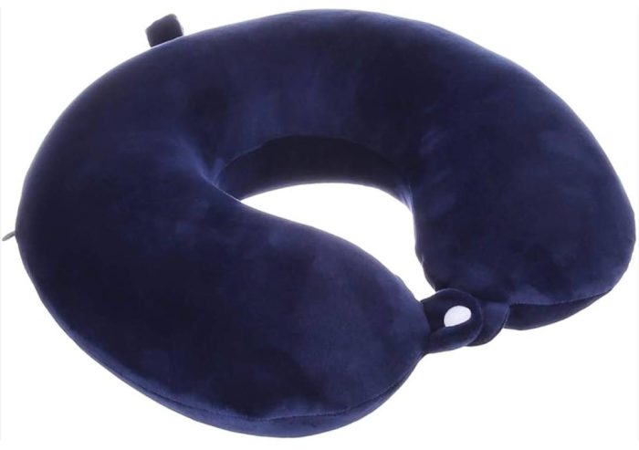 Velvet Neck Rest Pillow / Travel Pillow For Comfort & Suppor - Image 2