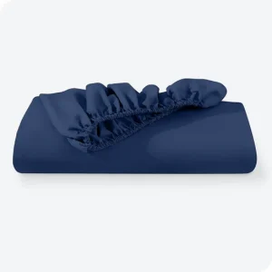 Jersey Bed Fitted Sheet - Blue