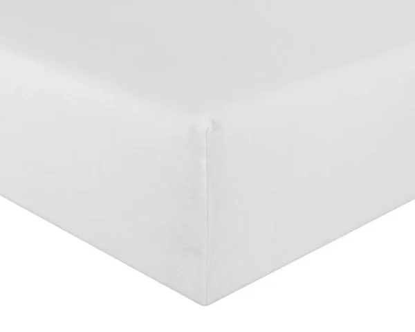 Jersey Bed Fitted Sheet - White - Image 2