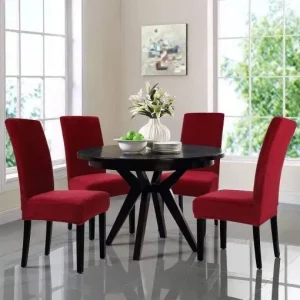 Fitted Jersey Chair Cover Maroon