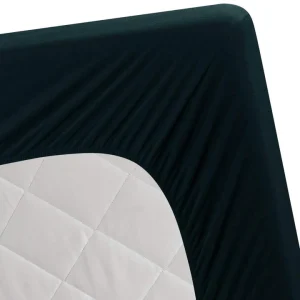 Jersey Bed Fitted Sheet - Black