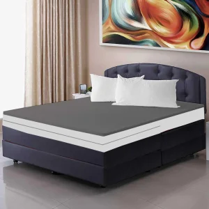 Premium Terry Cotton 100% Waterproof Zipper Mattress Protector In Grey Colour