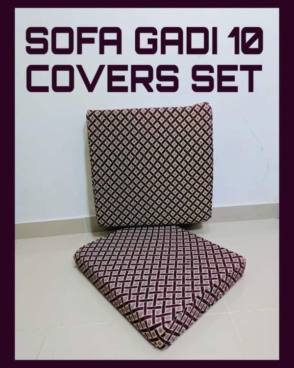 Wooden Old Style Sofa Gaddi Cover - Image 5