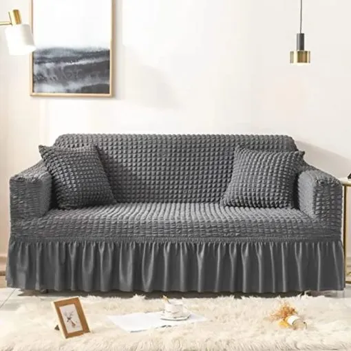 Persian Bubble Sofa Cover- Grey
