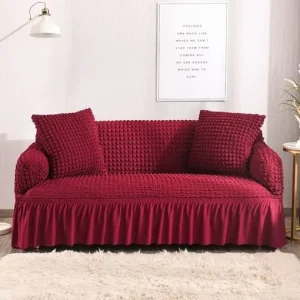 Persian Bubble Sofa Cover- Maroon